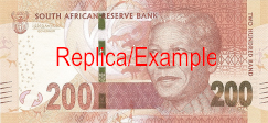 R200.00 [Two Hundred Rand]